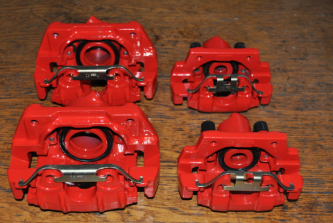 Brake calipers front/rear fully refurbished